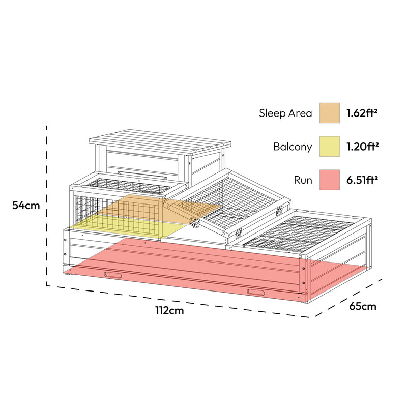 KCT 2 Layer Tortoise House