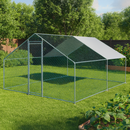 KCT 4x3m Walk In Galvanised Chicken Pet Run