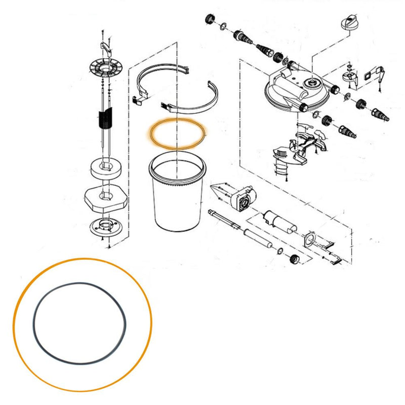 Oase - Part - 24812 Replacement Canister O Ring FiltoClear 3000 - 15000