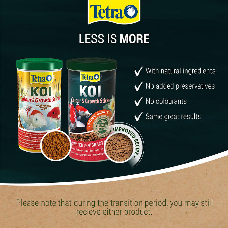 Tetra Pond Koi Colour & Growth Sticks Pond Fish Food