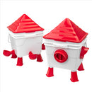 10KG/10L Raised Chicken Feeder & Waterer Set