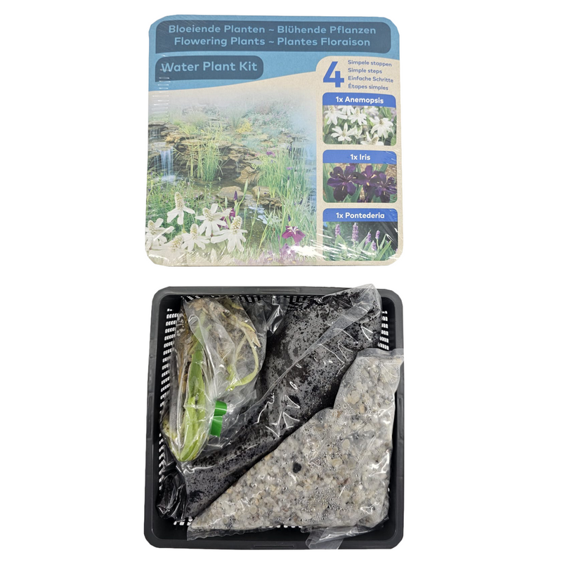 Pond Planting Basket Kit By PondH2o - 8 Assorted Strong Plastic Crates For Aquatic Plants