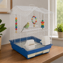 KCT Santiago Plus Exotic Portable Bird Small Cage  - Blue