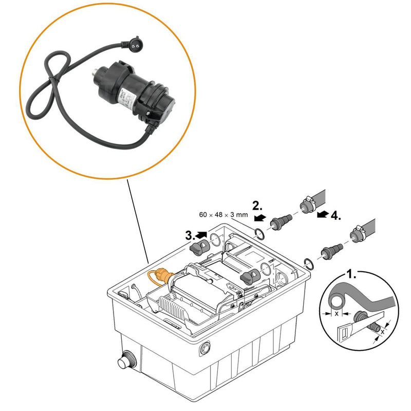 Oase Replacement Traction Unit - BioTec ScreenMatic2 Pond Filter - Part 44183/42387