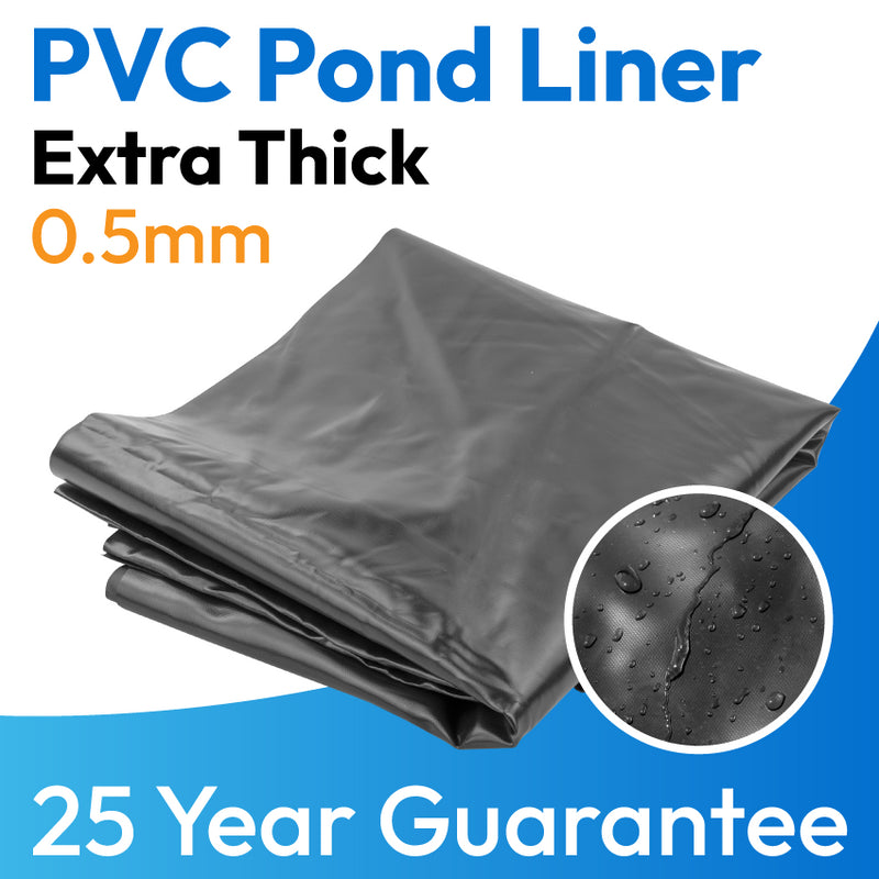 Supa-Flex PVC Pond Liner Roll Cut to Size - 4m Width from 18m in Length
