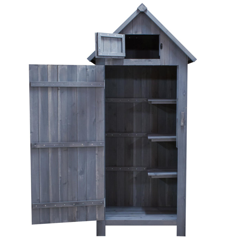 KCT Apex Garden Storage Cupboard Shed