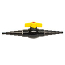 1.5 " (Inch) Solvent Weld Ball Valve and 2 x Stepped Hosetail Kit