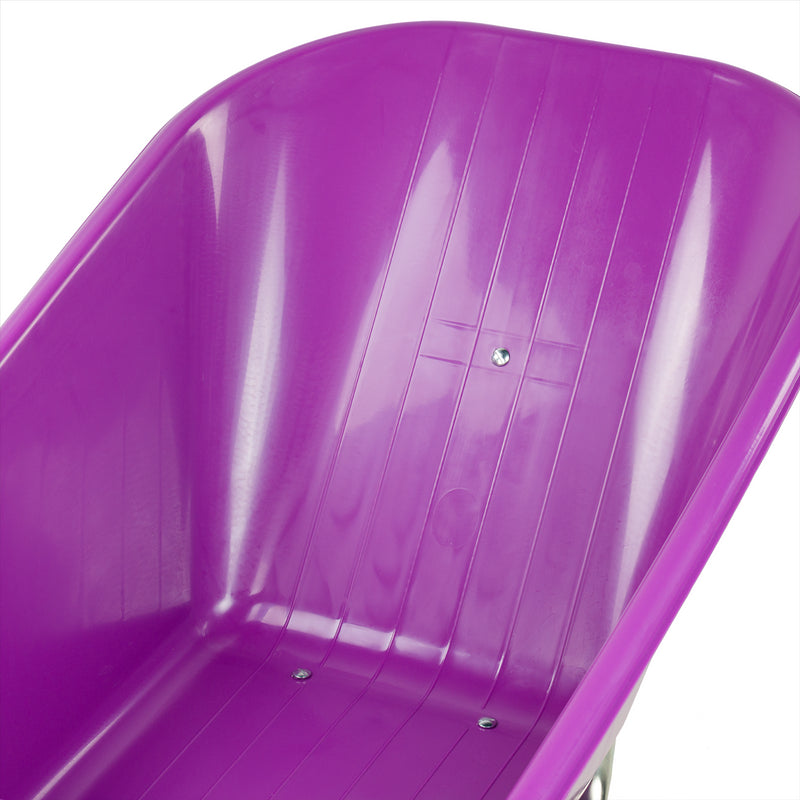 Complete Garden 110L Wheelbarrow - Purple