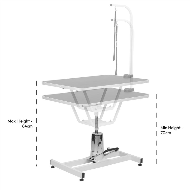 KCT Standard Hydraulic Adjustable Pet Grooming Table