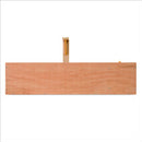 KCT Wooden Tortoise Table with Hide and Lamp Arm