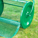 KCT Rolling Garden Lawn Compost Spreader - 76L