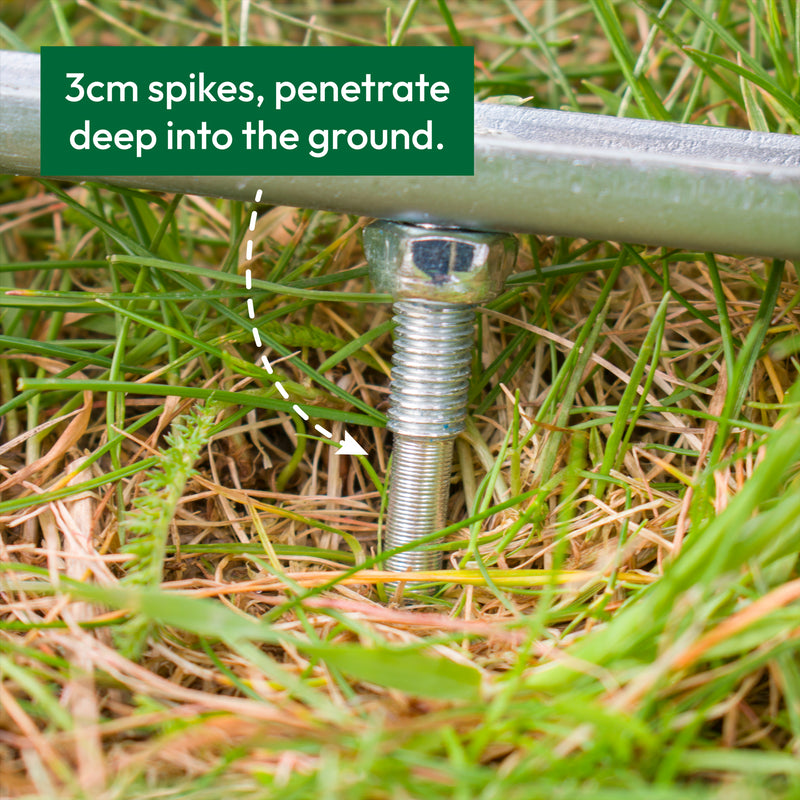 KCT Garden Spike Roller - Lawn Aerator