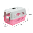 KCT Portable Plastic Pet Carrier Box Cat Dog Puppy Animal Cages