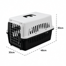 KCT Portable Plastic Pet Carrier Box Cat Dog Puppy Animal Cages