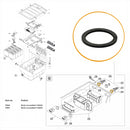 Oase - Part - 19506 - Replacement Rubber Hosetail Gasket for Biotec Screenmatic Filters