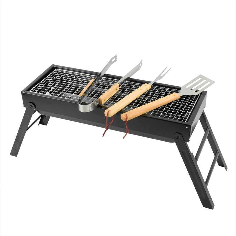 KCT Folding Barbecue with Tool Set