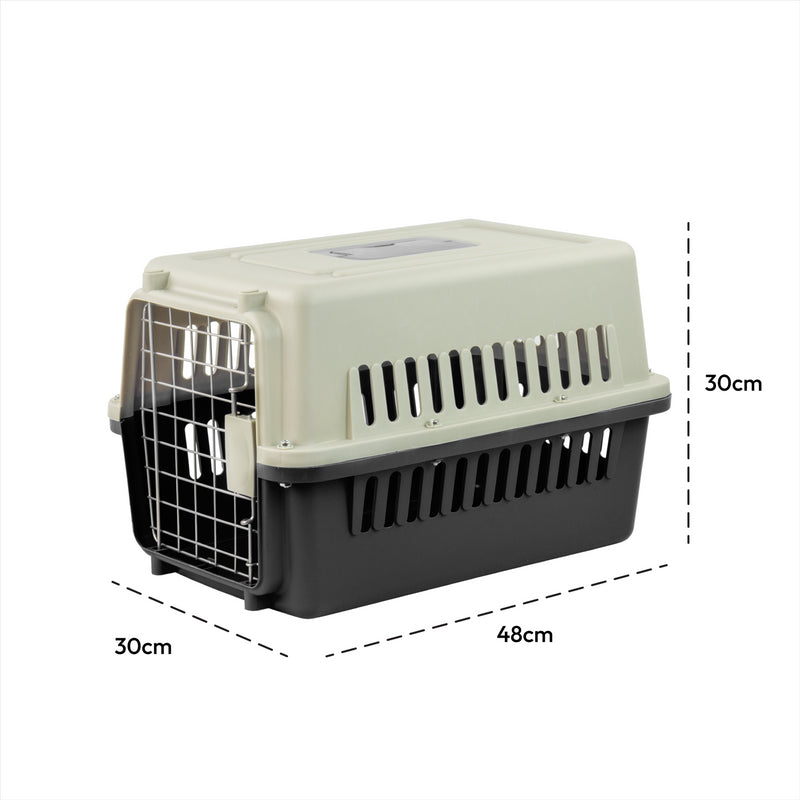 KCT Portable Plastic Pet Carrier Box Cat Dog Puppy Animal Cages