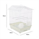 KCT Santiago Plus Exotic Portable Bird Small Cage  - White