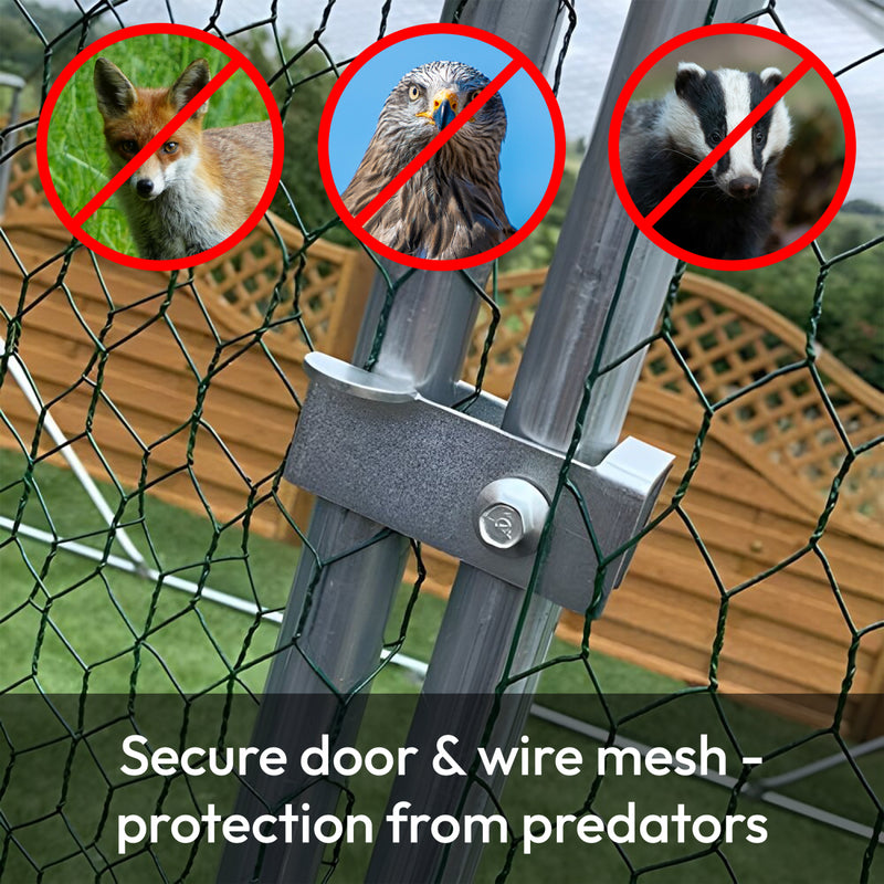 KCT Galvanised 2x3m Walk in Chicken Pet Run