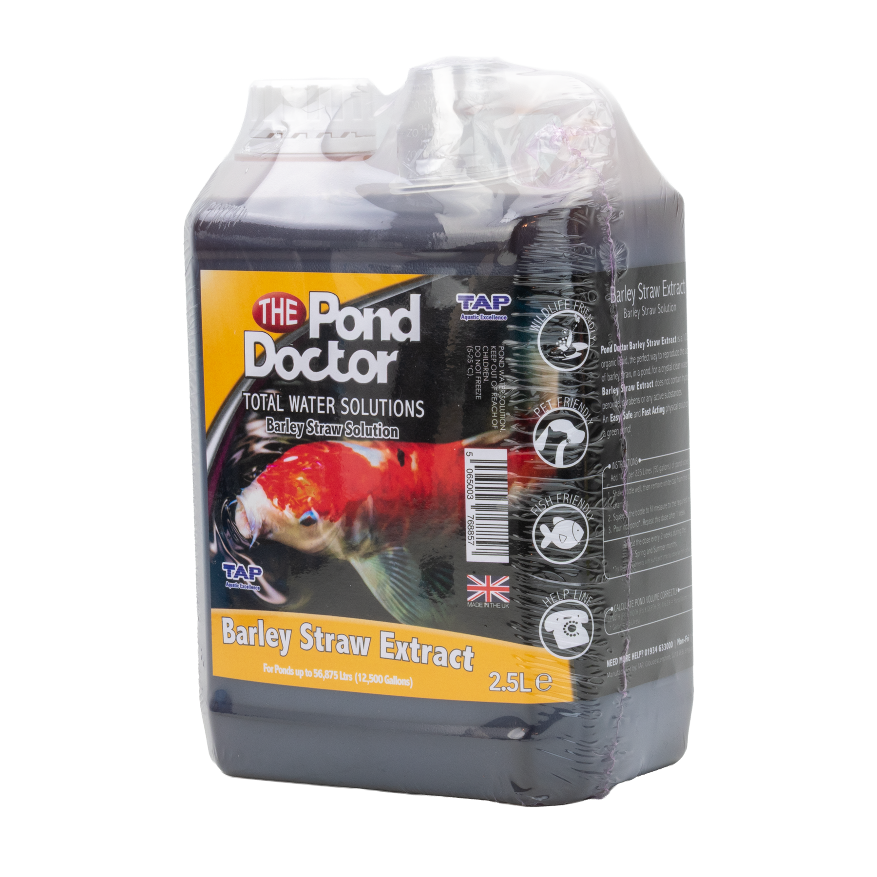 TAP Pond Doctor Barley Straw Extract Pond Treatment 2.5L Algae Remover