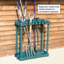 KCT Garden Tool Rack Trolley with Wheels