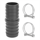 Pisces 50mm 2" Inline Hose Joiner with Compatible Clips