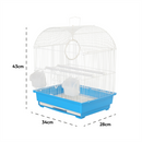 KCT Rosario Small Exotic Bird Travel Cage - Blue