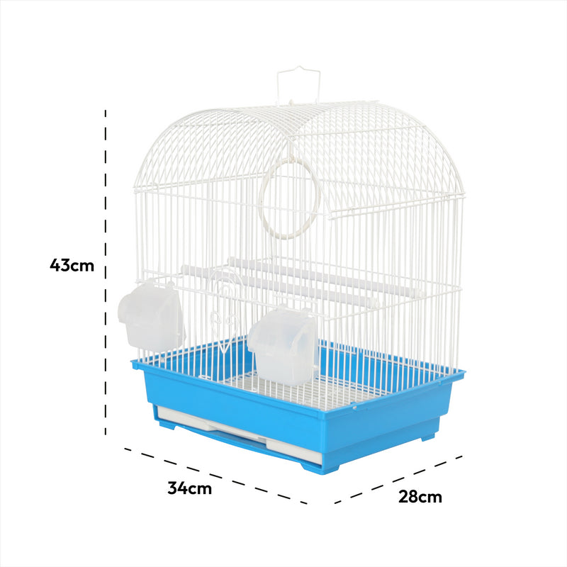 KCT Rosario Small Exotic Bird Travel Cage - Blue