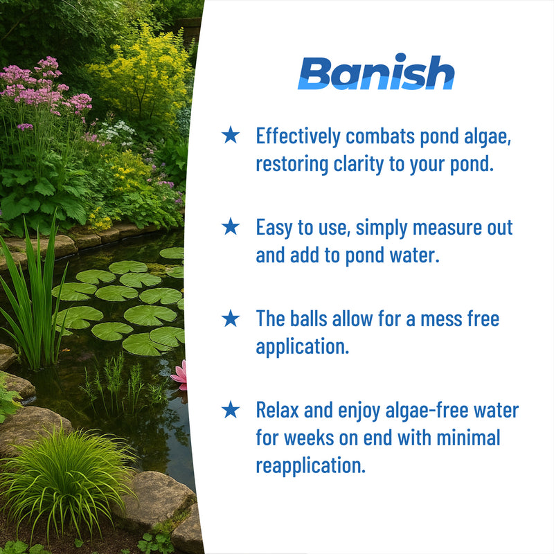 Banish Algae Control Balls Pond Treatment