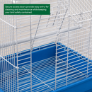 KCT Santiago Small Exotic Bird Travel Cage - Blue