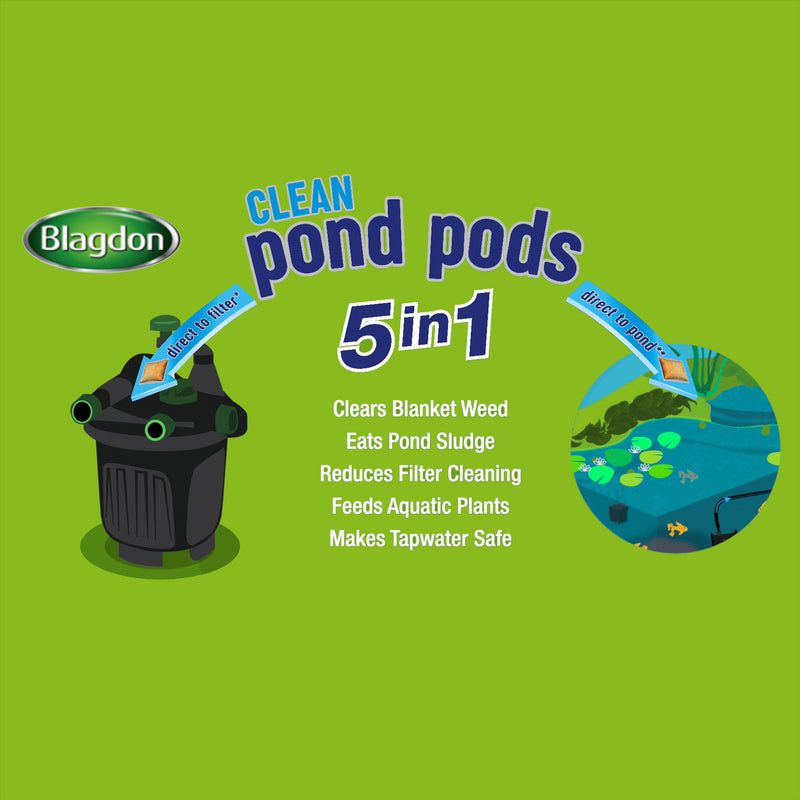 Blagdon Clean Pond 5 in 1 Clean Pods
