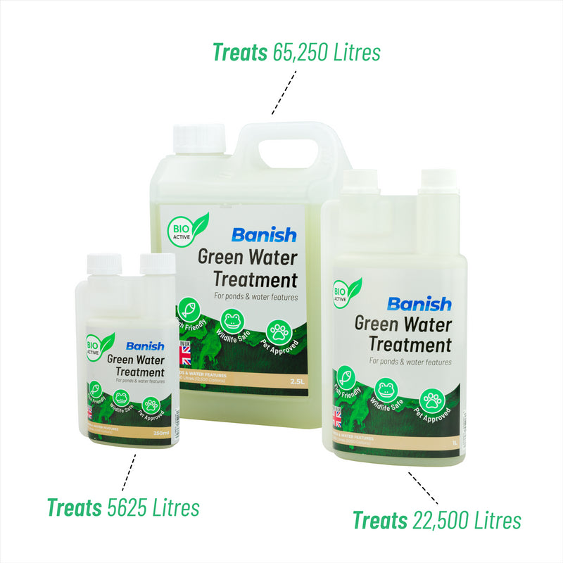 Banish BioActive Greenwater Pond Water Treatment