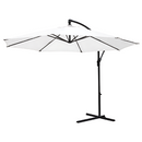 KCT 3m Large Cantilever Garden Parasols with Optional Base / Cover