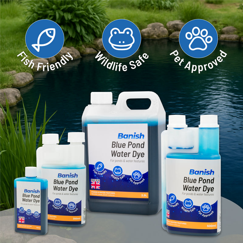 Banish Pond Water Dyes