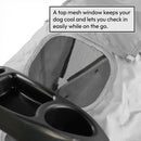 Hooded Pet Stroller with Rain Cover - Grey