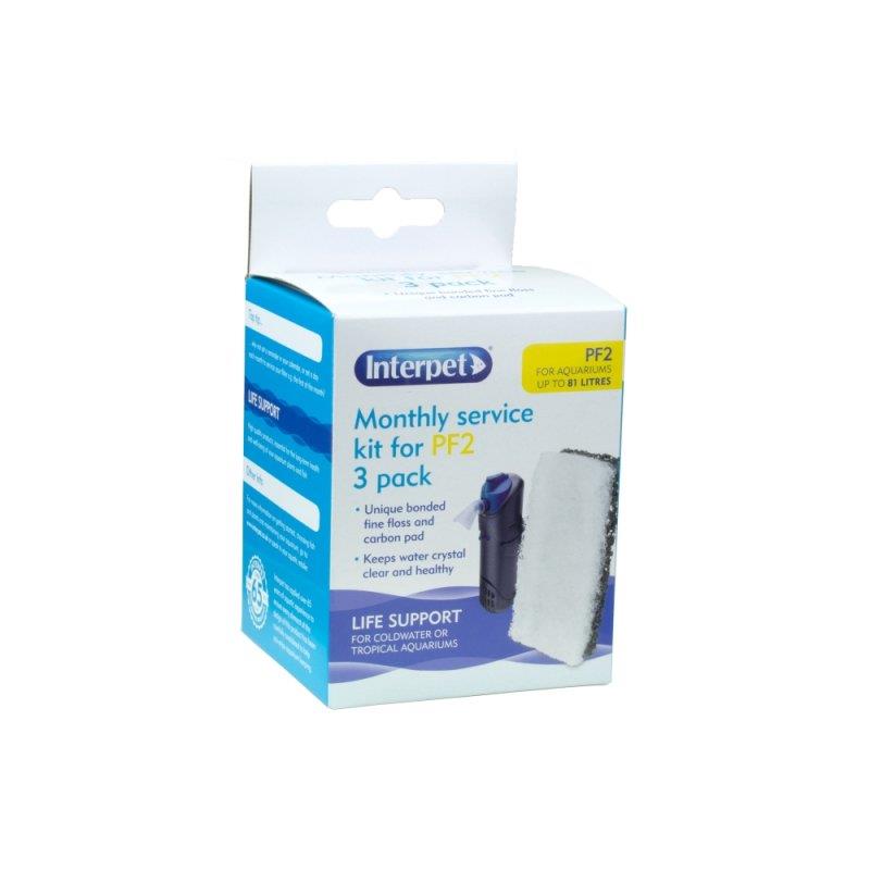 Interpet Monthly Service Kits - PF Internal Aquarium Filter