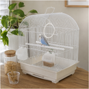KCT Rosario Small Exotic Bird Travel Cage - White