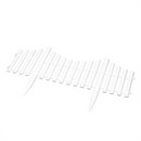 KCT White Picket Fence Garden Border - Pack of 8 panels