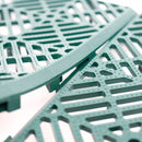 KCT Green Garden Path and Patio Decking Interlocking Tiles - 5 Pieces