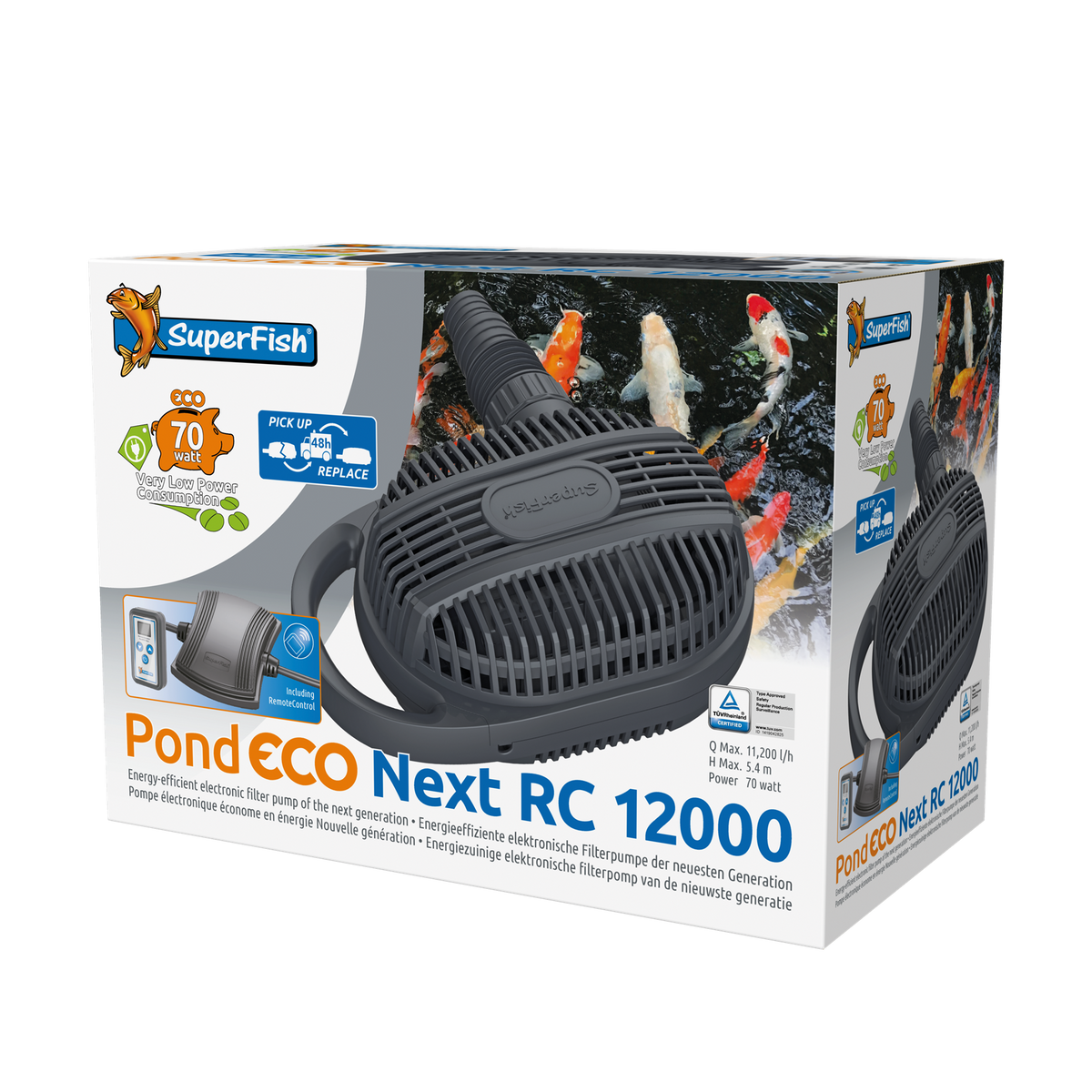 Superfish Pond Eco Plus RC 15000 | A19 Koi