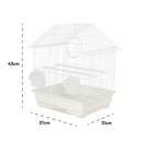 KCT Lima Small Exotic Bird Travel Cage - White