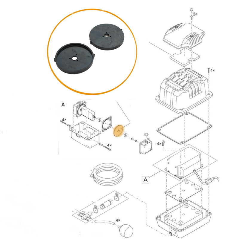Oase Pontec PondoAir Replacement Membrane Sets