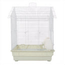 KCT Lima Plus Exotic Portable Bird Small Cage - White