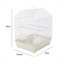 KCT Rosario Plus Exotic Bird Travel Small Cage - White