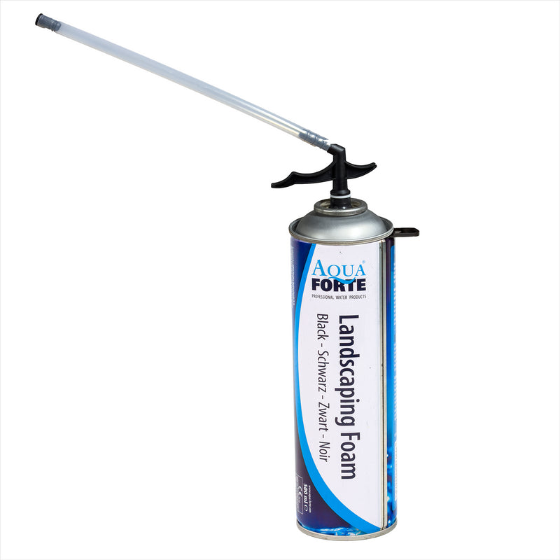 AquaForte Expanding Waterfall Landscaping Foam - Black 500ml
