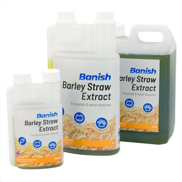 Banish Barley Straw Extract Pond Water Treatment