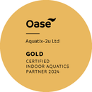 oase indoor gold partner certificate