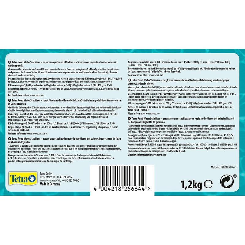 Tetra Pond Water Stabiliser 1.2kg
