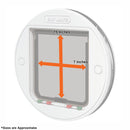 Cat Mate Large Glass Fitting Cat Flap