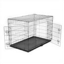 KCT Folding Pet Crates with Plastic Tray